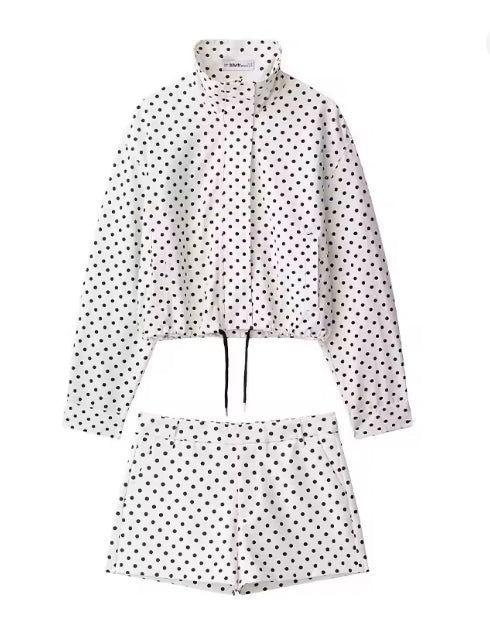 COORDINATO DA DONNA CON STAMPA A POIS™